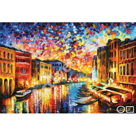 Наличен Елмазен гоблен ТАНЦЪТ НА СВЕТЛИНИТЕ: Размер и Вид - Квадратни диаманти 60х48